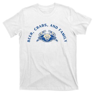 Beer Crabs And Family T-Shirt