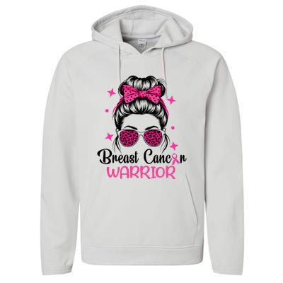 Breast Cancer Awareness Warrior Performance Fleece Hoodie