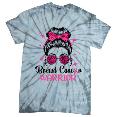 Breast Cancer Awareness Warrior Tie-Dye T-Shirt