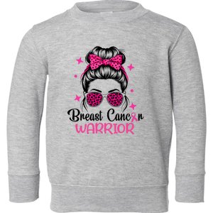 Breast Cancer Awareness Warrior Toddler Sweatshirt