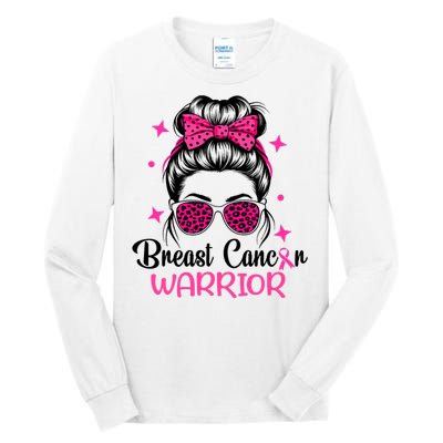 Breast Cancer Awareness Warrior Tall Long Sleeve T-Shirt