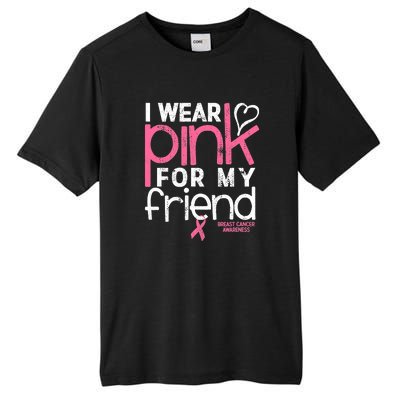 Breast Cancer Awareness Wear Pink Friend Breast Cancer Tall Fusion ChromaSoft Performance T-Shirt