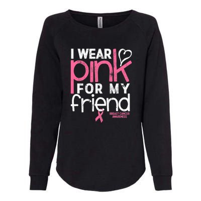 Breast Cancer Awareness Wear Pink Friend Breast Cancer Womens California Wash Sweatshirt