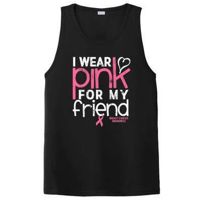 Breast Cancer Awareness Wear Pink Friend Breast Cancer PosiCharge Competitor Tank