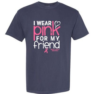 Breast Cancer Awareness Wear Pink Friend Breast Cancer Garment-Dyed Heavyweight T-Shirt