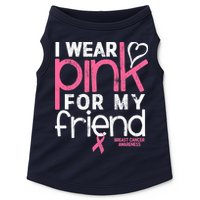 Breast Cancer Awareness Wear Pink Friend Breast Cancer Doggie Tank