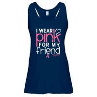 Breast Cancer Awareness Wear Pink Friend Breast Cancer Ladies Essential Flowy Tank