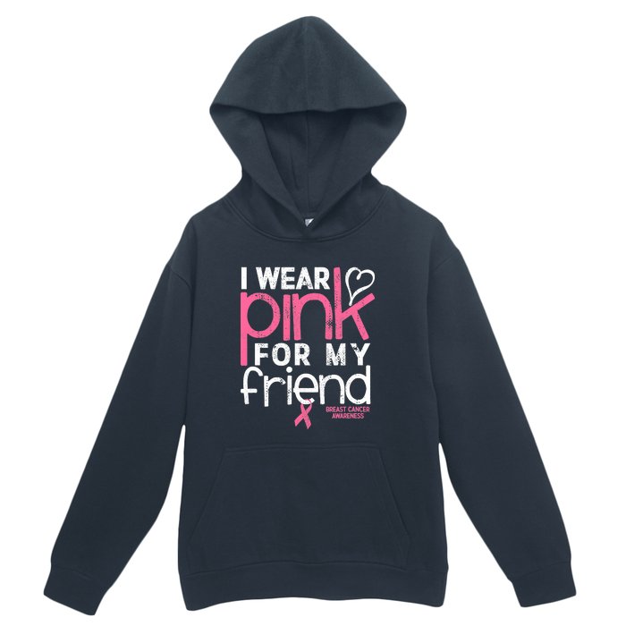 Breast Cancer Awareness Wear Pink Friend Breast Cancer Urban Pullover Hoodie