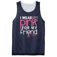 Breast Cancer Awareness Wear Pink Friend Breast Cancer Mesh Reversible Basketball Jersey Tank