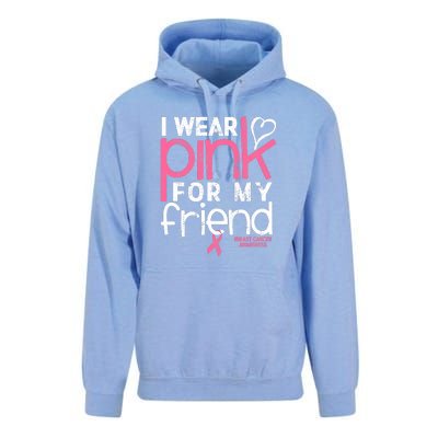 Breast Cancer Awareness Wear Pink Friend Breast Cancer Unisex Surf Hoodie