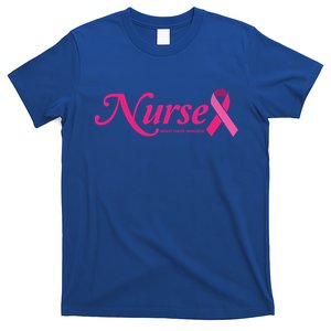 Breast Cancer Awareness For Nurses Funny Gift T-Shirt