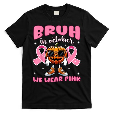 Breast Cancer Awareness Halloween Pumpkin T-Shirt