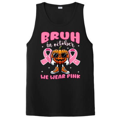 Breast Cancer Awareness Halloween Pumpkin PosiCharge Competitor Tank