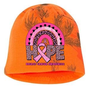 Breast Cancer Awareness Pink Leopard Print Rainbow Kati - Camo Knit Beanie