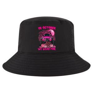 Breast Cancer Awareness In October We Wear Ribbon Truck Gift Cool Comfort Performance Bucket Hat