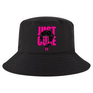 Breast Cancer Awareness Shirt Just Cure It Pink Ribbon Tee Cool Comfort Performance Bucket Hat