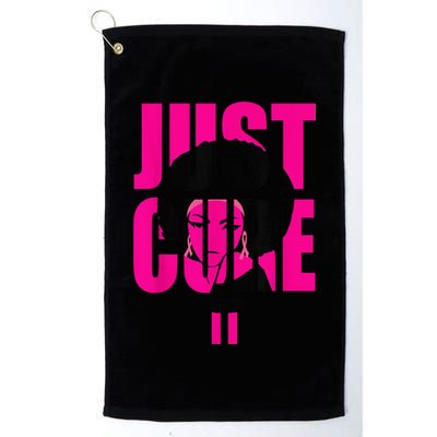 Breast Cancer Awareness Shirt Just Cure It Pink Ribbon Tee Golf Towel