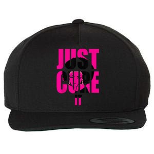 Breast Cancer Awareness Shirt Just Cure It Pink Ribbon Tee Wool Snapback Cap