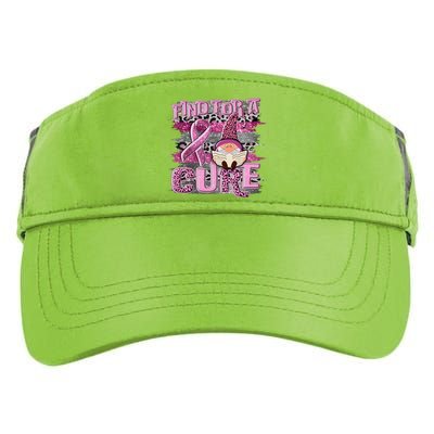 Breast Cancer Awareness Find For A Cure Adult Drive Performance Visor