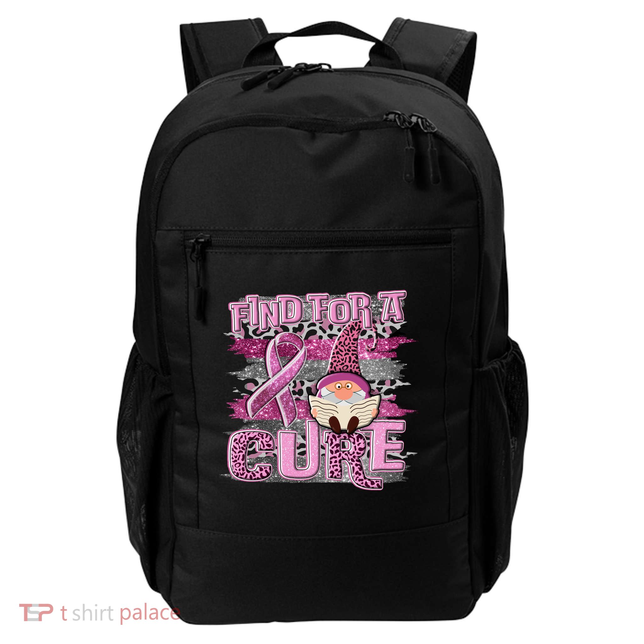 Breast Cancer Awareness Find For A Cure Daily Commute Backpack