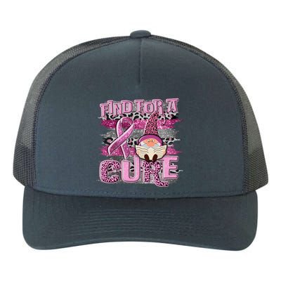 Breast Cancer Awareness Find For A Cure Yupoong Adult 5-Panel Trucker Hat