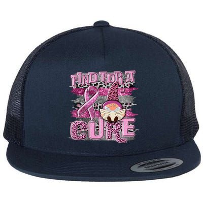 Breast Cancer Awareness Find For A Cure Flat Bill Trucker Hat