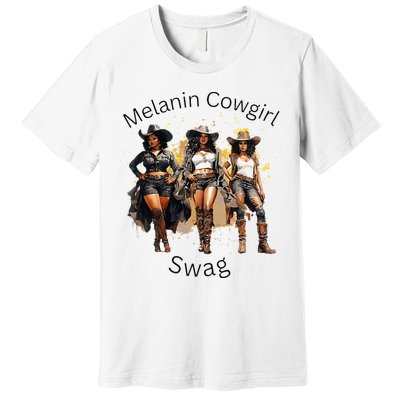 Black Cowgirls African American Texas Girl Premium T-Shirt