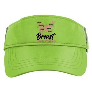 Breast Cancer Awareness Butterfly Adult Drive Performance Visor