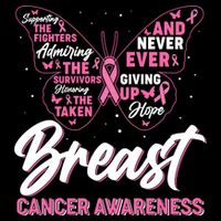 Breast Cancer Awareness Butterfly Sweatshirt