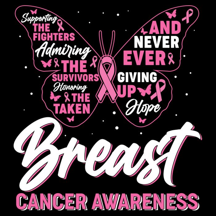 Breast Cancer Awareness Butterfly Sweatshirt