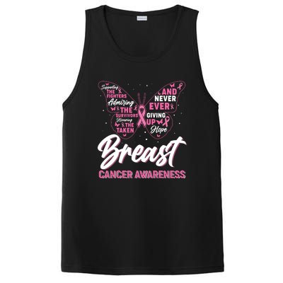 Breast Cancer Awareness Butterfly PosiCharge Competitor Tank