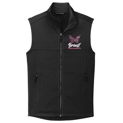 Breast Cancer Awareness Butterfly Collective Smooth Fleece Vest