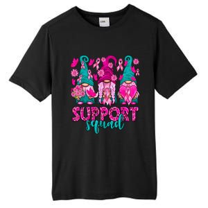 Breast Cancer Awareness Gnomes Support Squad Tall Fusion ChromaSoft Performance T-Shirt