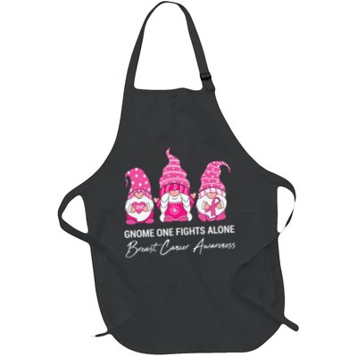 Breast Cancer Awareness Gnome No One Fights Alone Apron