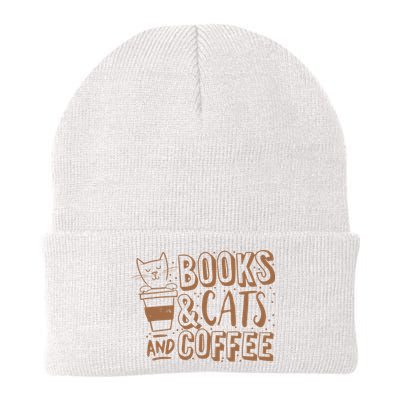 Books Cats And Coffee Lover Beanie