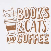 Books Cats And Coffee Lover Baby Bodysuit