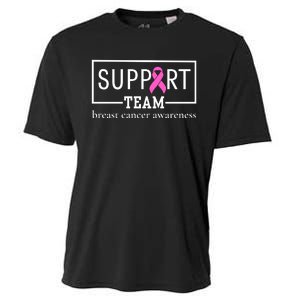 Breast Cancer Awareness Support Team Cooling Performance Crew T-Shirt