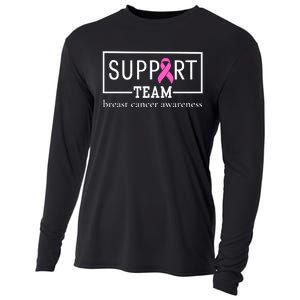 Breast Cancer Awareness Support Team Cooling Performance Long Sleeve Crew