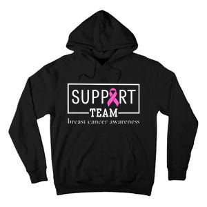 Breast Cancer Awareness Support Team Tall Hoodie