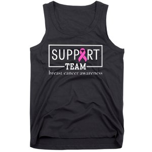 Breast Cancer Awareness Support Team Tank Top