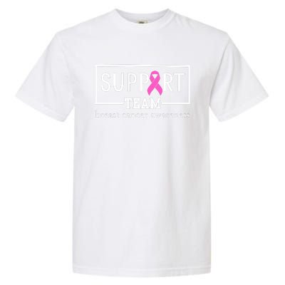 Breast Cancer Awareness Support Team Garment-Dyed Heavyweight T-Shirt