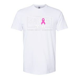 Breast Cancer Awareness Support Team Softstyle CVC T-Shirt