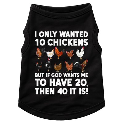 Best Chicken Art For Women Poultry Themed Chicken Farmer Doggie Tank