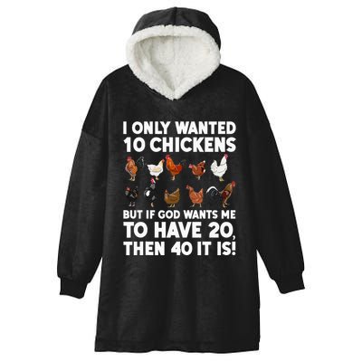 Best Chicken Art For Women Poultry Themed Chicken Farmer Hooded Wearable Blanket