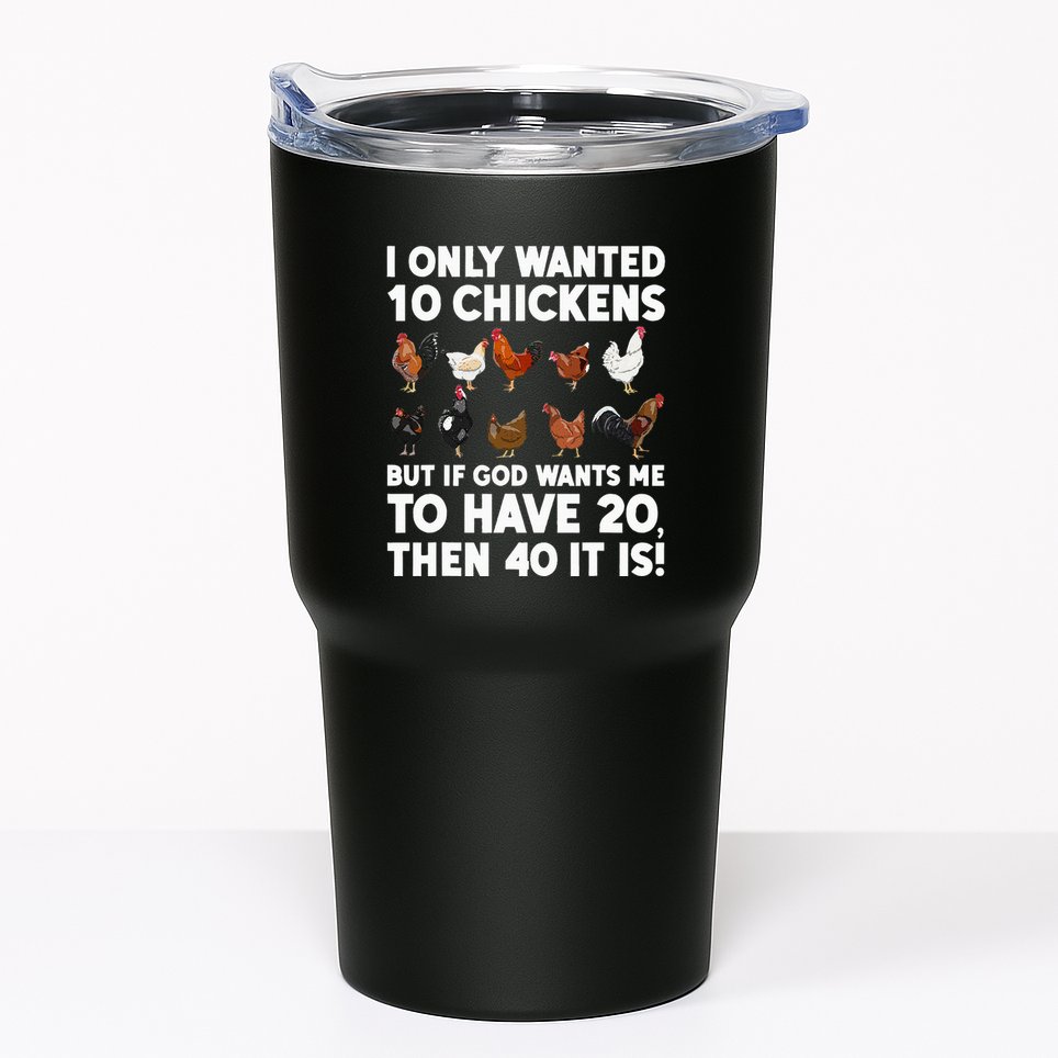 Best Chicken Art For Women Poultry Themed Chicken Farmer Tumbler