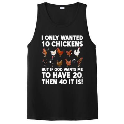 Best Chicken Art For Women Poultry Themed Chicken Farmer PosiCharge Competitor Tank