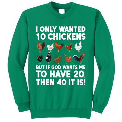 Best Chicken Art For Women Poultry Themed Chicken Farmer Sweatshirt