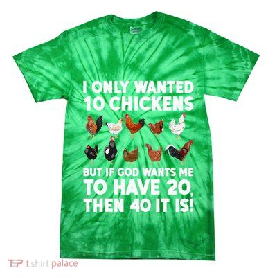 Best Chicken Art For Women Poultry Themed Chicken Farmer Tie-Dye T-Shirt