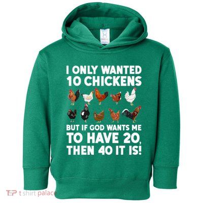Best Chicken Art For Women Poultry Themed Chicken Farmer Toddler Hoodie