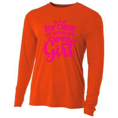 Breast Cancer Awareness Gift For Girl Women Cooling Performance Long Sleeve Crew